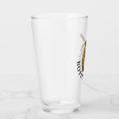 "Botoms Up"-Fliege Glas (Rechts)