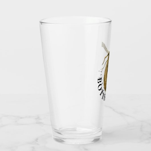 "Botoms Up"-Fliege Glas (Rechts)