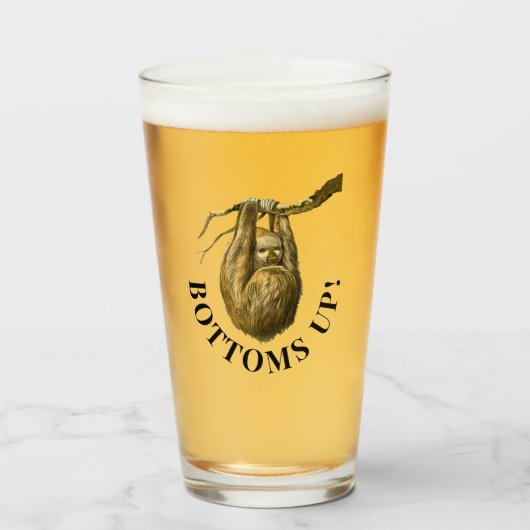 "Botoms Up"-Fliege Glas (Vorne (Gefüllt))