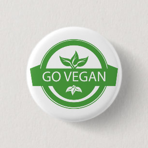 Boton Go Vegan Button