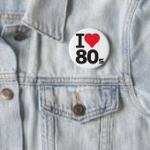 Boton I love Jahre 80 Button (Beispiel)