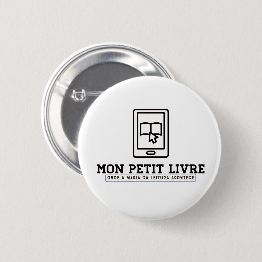 Boton Mon Petit Livre Button (Vorne & Hinten)
