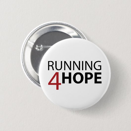 Bóton Running4Hope Button (Vorne & Hinten)