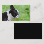 Boton Terrier Visitenkarten Visitenkarte (Vorne/Hinten)