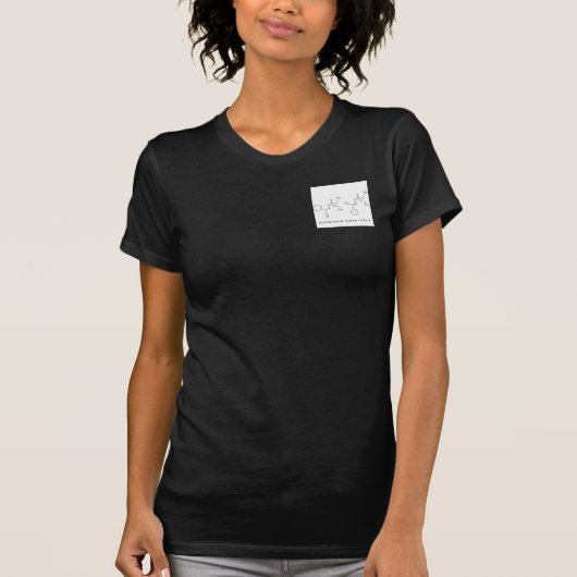 Botox-chemische Struktur T-Shirt (Vorderseite)