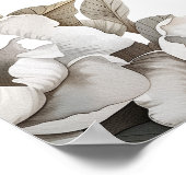 Botox-Dekoration der Gesichtsanatomie Poster (Ecke)