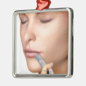 Botox Einspritzungen Ornament Aus Metall (Links)