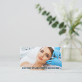 Botox Einspritzungen um Augen durch ästhetischen Visitenkarte (Stehend Vorderseite)