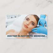 Botox Einspritzungen um Augen durch ästhetischen Visitenkarte (Vorderseite)