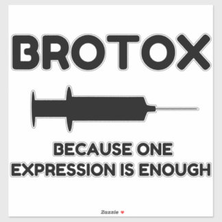 Botox Expression Aufkleber