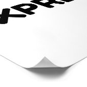 Botox Expression Poster (Ecke)