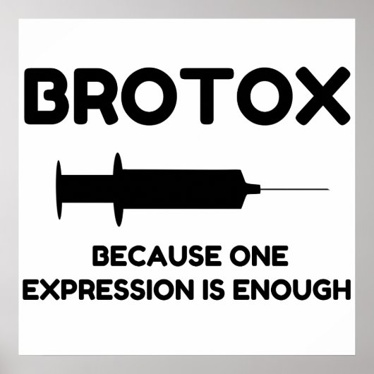 Botox Expression Poster (Vorne)