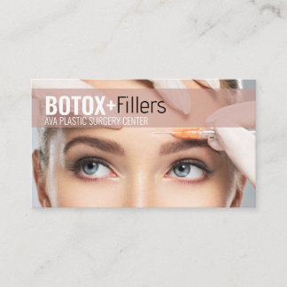 Botox Filler Plastische Chirurgie  Visitenkarte