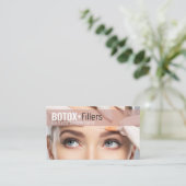 Botox Fillers Plastic Surgery  Visitenkarte (Stehend Vorderseite)