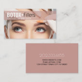 Botox Fillers Plastic Surgery  Visitenkarte (Vorne/Hinten)