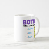 BOTOX Gesichtsausdruck Kaffeetasse (VorderseiteRechts)
