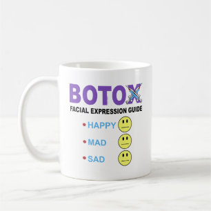BOTOX Gesichtsausdruckführer Kaffeetasse