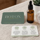 Botox Green Minimale Nachsorgeanweisungen