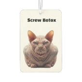 Botox Humor Autolufterfrischer (Rückseite)