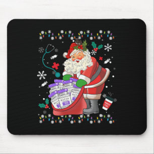 Botox-Krankenschwester Weihnachten Ästhetik-Kranke Mousepad