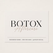 Botox Nachsorge Beige Minimal (Vorderseite)
