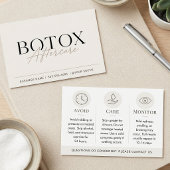 Botox Nachsorge Beige Minimal