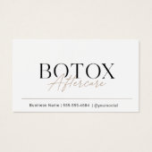 Botox Nachsorge Beige Minimal Care Vorlage (Vorderseite)