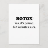 Botox Poison Postkarte (Vorderseite)