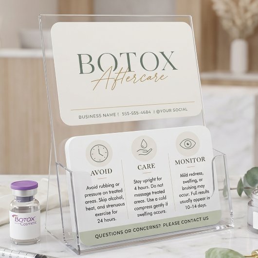 Botox Salbei Grün Minimale Pflegehinweise