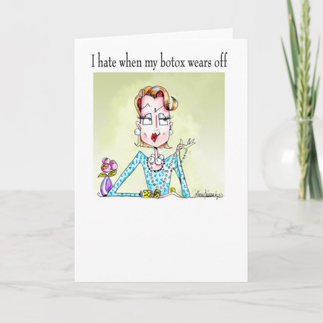 Emotional Rescue Geburtstagskarte Für Sie – Lustige Botox-Karte Mit Spruch | 12,7x22,9 Cm | 100% Recycelbar & Aus FSC-Papier