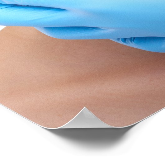 Botox und Einfüllspritzen durch einen ästhetischen Poster (Ecke)