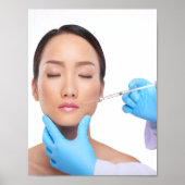 Botox und Einfüllspritzen durch einen ästhetischen Poster (Vorne)