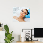 Botox und Einfüllspritzen durch einen ästhetischen Poster (Heimbüro)