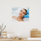 Botox und Einfüllspritzen durch einen ästhetischen Poster (Küche)