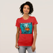 Bots Need Love Too - Women's Bright Red T-Shirt (Vorne ganz)
