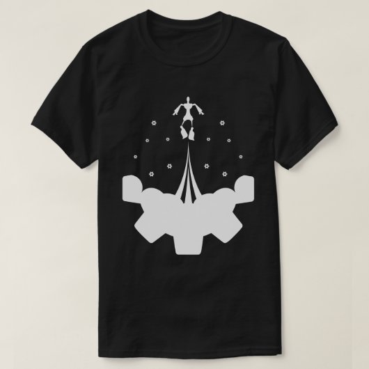 Bots über den Wolken T-Shirt (Design vorne)
