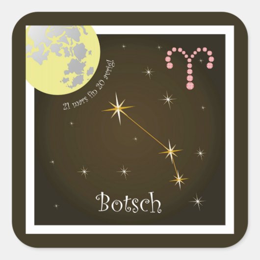 Botsch 21 mars fin 20 avrigl Aufkleber (Vorderseite)