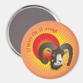 Botsch 21 Mars fin 20 avrigl Magnet (Vorderseite/Rückseite)
