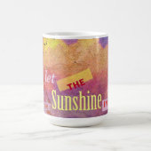 Botschaft an einer Mauer Kaffeetasse (Mittel)