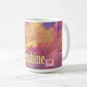 Botschaft an einer Wand Kaffeetasse (VorderseiteRechts)