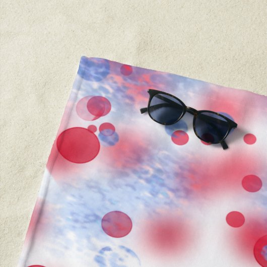 Botschaft - behalt dein Herz glücklich Strandtuch (Beispiel)