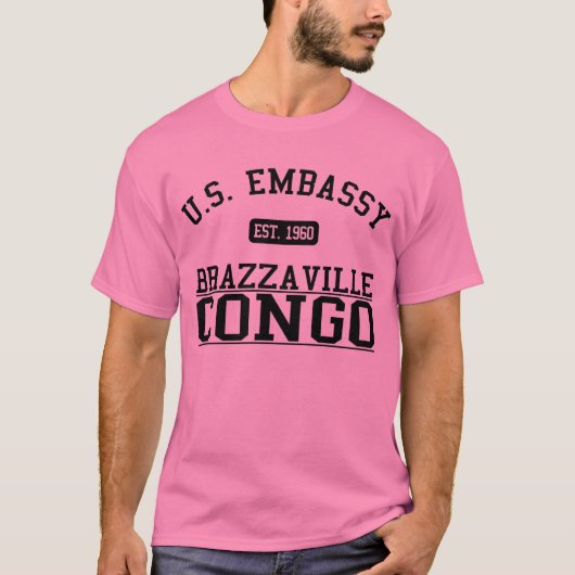 Botschaft Brazzaville, der Kongo T-Shirt (Vorderseite)