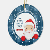 Botschaft des Weihnachtsmanns für den Individuelle Keramik Ornament (Links)