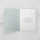 Botschaft in einer Flasche mit dem Sternengedanken Karte (Innenseite)