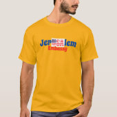 Botschaft Jerusalems USA T-Shirt (Vorderseite)