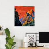 "Botschaft Shambala" von Nicholas Roerich Poster (Heimbüro)