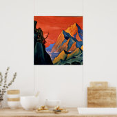 "Botschaft Shambala" von Nicholas Roerich Poster (Küche)