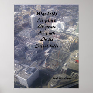 Botschaft von Friedensplakaten Poster