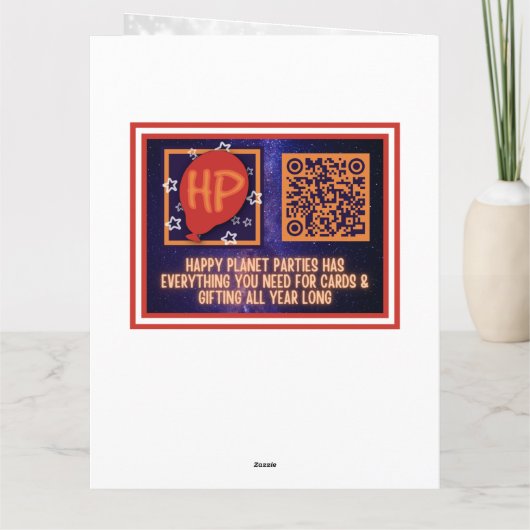 Botschaft von Santa - Nice Version Karte (Rückseite)