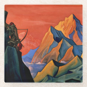 „Botschaft von Shambala“ von Nicholas Roerich Glasuntersetzer